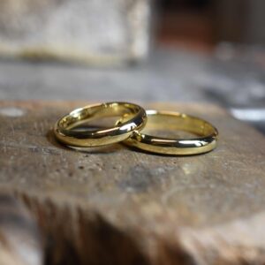 Media caña oro amarillo 18k